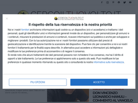 'cercoiltuovolto.it' screenshot