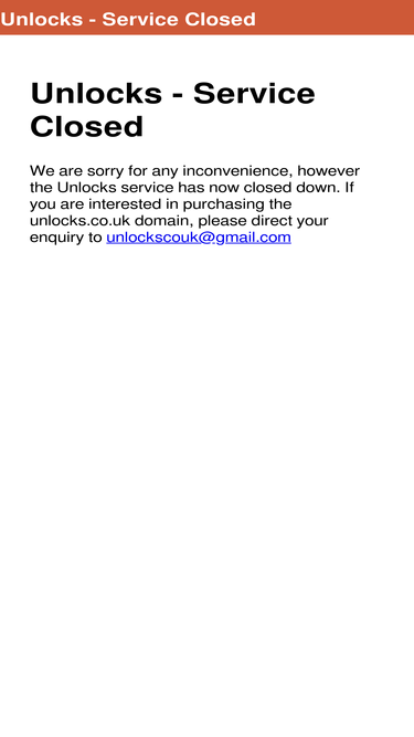 unlocks.co.uk