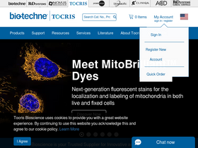 'tocris.com' screenshot