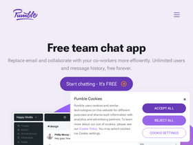 'pumble.com' screenshot