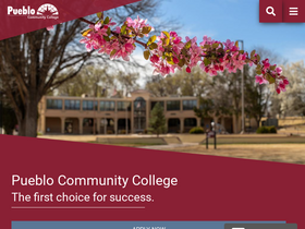 'pueblocc.edu' screenshot