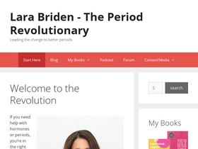 'larabriden.com' screenshot