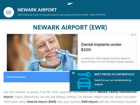 'airport-ewr.com' screenshot