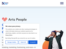 'arts-people.com' screenshot