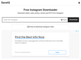 'saveig.app' screenshot