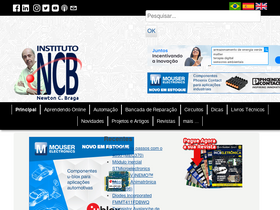 'newtoncbraga.com.br' screenshot