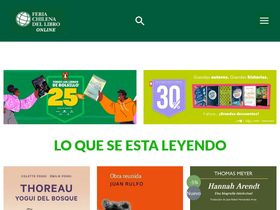 'feriachilenadellibro.cl' screenshot