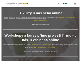 'exceltown.com' screenshot