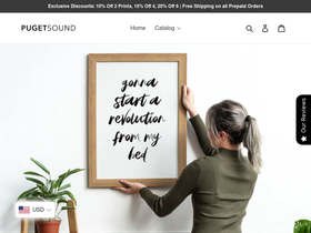 pugetsound.in homepage screenshot