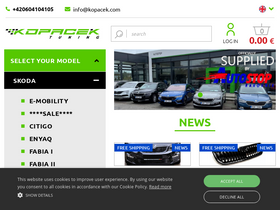 'kopacek.com' screenshot