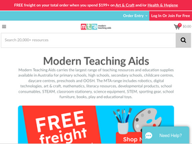 'teaching.com.au' screenshot