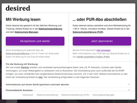 'desired.de' screenshot