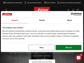 Kaiser UK website screenshot