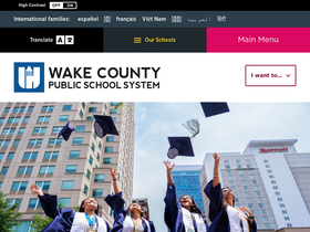 'wcpss.net' screenshot