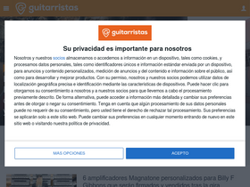 'guitarristas.info' screenshot