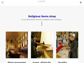 'traditions-monastiques.com' screenshot