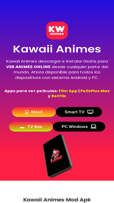 Kawaii Animes Apk: Descargar App en PC, Android y TV