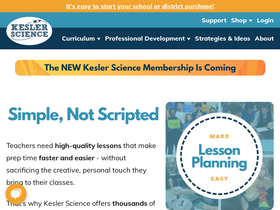 'keslerscience.com' screenshot