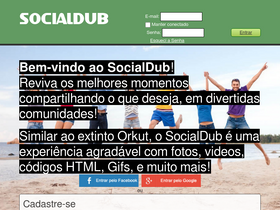 'socialdub.com' screenshot