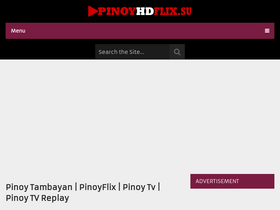 'pinoyhdflix.su' screenshot