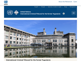 'icty.org' screenshot