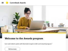 'commbankawards.com.au' screenshot