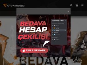 'oyunhanem.com' screenshot