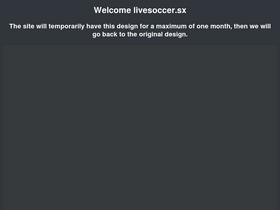 'livesoccer.sx' screenshot