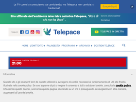 'telepace.it' screenshot