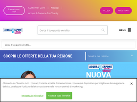'acquaesapone.it' screenshot