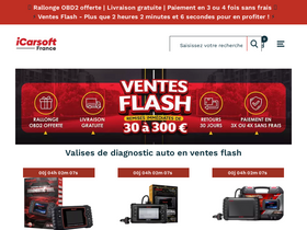 'icarsoft-france.fr' screenshot