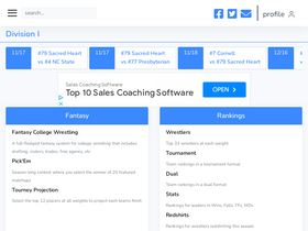 'wrestlestat.com' screenshot