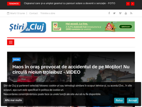'stiridecluj.ro' screenshot