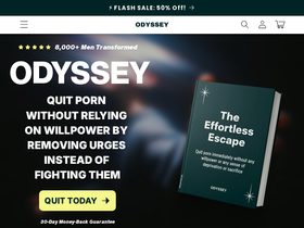 Odyssey homepage screenshot