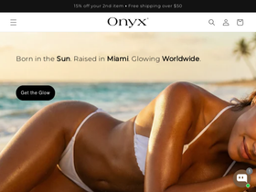 onyxtan.com homepage screenshot