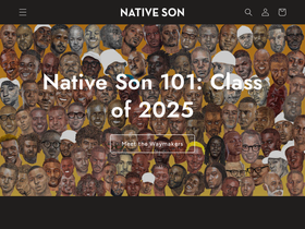 nativeson.us homepage screenshot