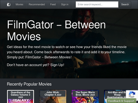 'filmgator.com' screenshot