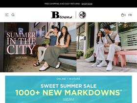 'brownsshoes.com' screenshot