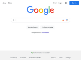 'google.si' screenshot