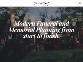'myfarewelling.com' screenshot