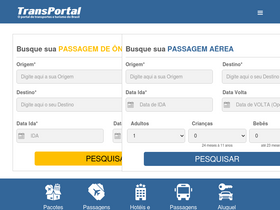 'transportal.com.br' screenshot