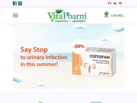 'vitapharm.md' screenshot