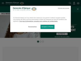 'generale-optique.com' screenshot