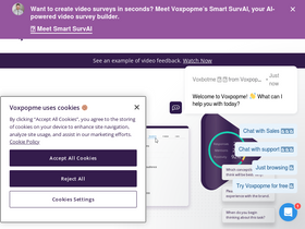 'site.voxpopme.com' screenshot