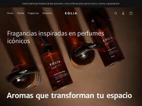 eolia.mx homepage screenshot