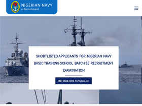 'joinnigeriannavy.com' screenshot