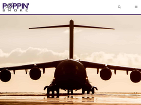'poppinsmoke.com' screenshot