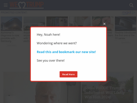 'welovetrump.com' screenshot