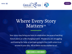 'greatriverfcu.org' screenshot