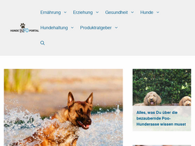 'hundeinfoportal.de' screenshot